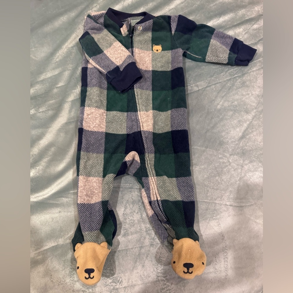 Carters Fleece Pajamas-6M
